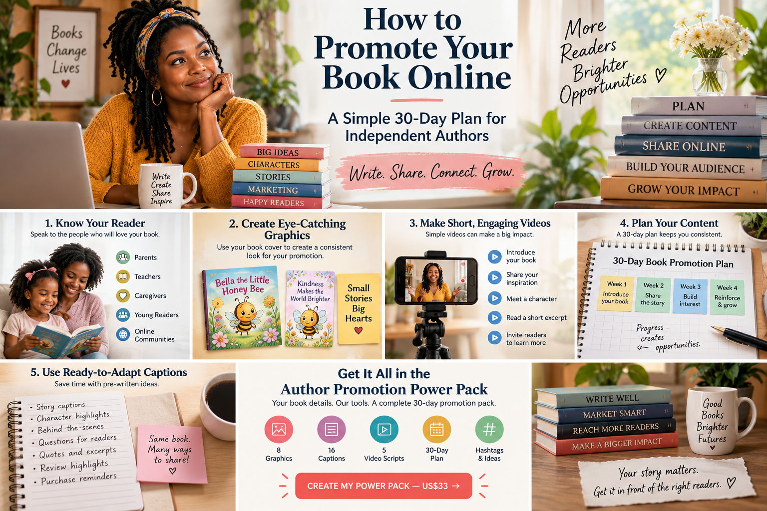 How to Promote Your Book Online: A Simple 30-Day Plan for Independent Authors